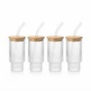 Ribbed Drinking Glasses